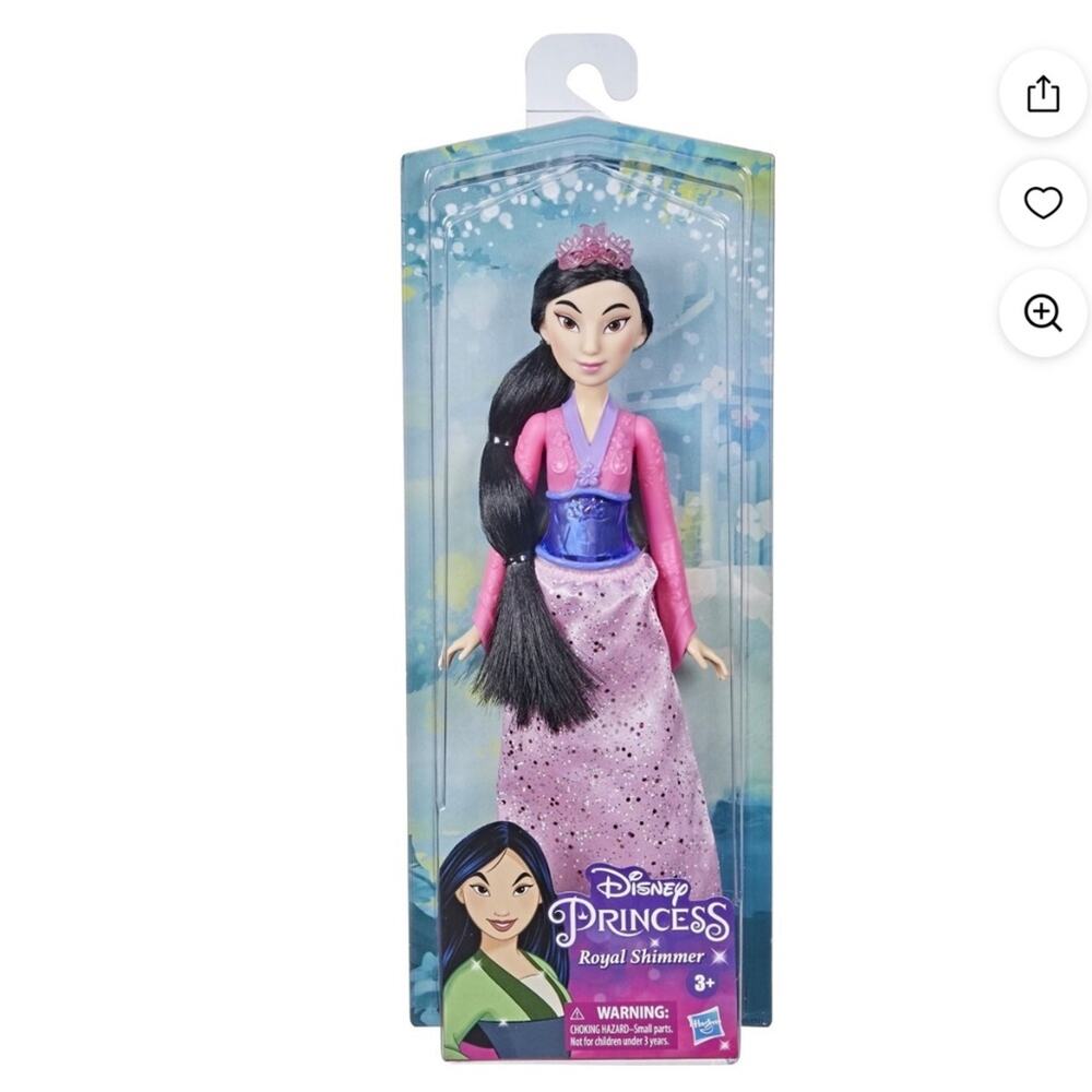 NIB Disney Princess Royal Shimmer Mulan Barbie Doll